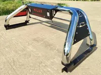 Pièces automobiles en acier inoxydable Roll Bar Installation facile de bricolage Accessoire de lit de camionnette pour accessoires extérieurs Hilux