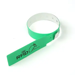 Pulsera de identificación médica de PVC RFID, pulseras de vinilo para hospitales o hospitales, identificación de bebé recién nacido