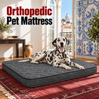 Lit pour animaux de compagnie moderne, confortable, orthopédique, en éponge de luxe, lavable, pour chien et chat