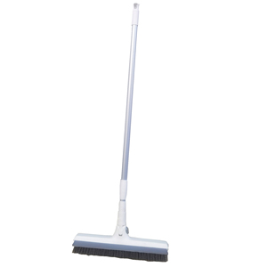 Brosse à récurer rotative à long manche en PP, brosse à récurer pour baignoire, brosse à récurer pour carrelage <span class=keywords><strong>de</strong></span> douche avec poils rigides, brosse à gratter - Product Image 1