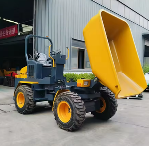 Xe ben mini 4x4 bánh xe, máy xúc lật bánh xe nhỏ gọn, xi lanh thủy lực, xe ben tự đổ, xe ben tự nạp, xoay 180 độ - Product Image 3