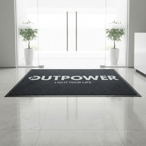 <span class=keywords><strong>Tapis</strong></span> d'entrée commercial personnalisé avec logo, en caoutchouc, durable et antidérapant - Product Image 1