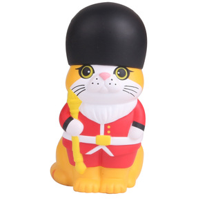 ของเล่นบีบลดความเครียดรูปทหารแมวการ์ตูน ทำจากโฟม PU สำหรับตกแต่ง - Product Image 5