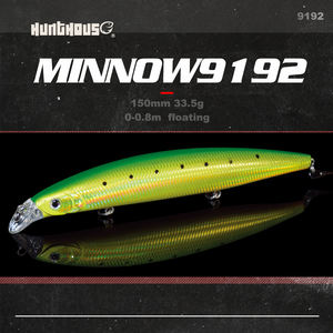 Hunthouse günstige 150mm/33.5g OEM hartplastik angeln locken salzwasser <span class=keywords><strong>minnow</strong></span> locken - Product Image 2
