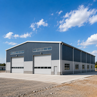 Almacén de Estructura de Acero de Gran Tamaño para Centro Logístico, Nave de Almacenamiento Prefabricada de Gran Altura y Espacio Libre