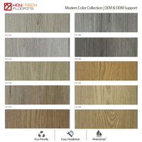 Super Click LVP LVT SPC Suelo ignífugo Núcleo rígido Plástico PVC Vinilo Azulejos Uso interior con textura de superficie lisa