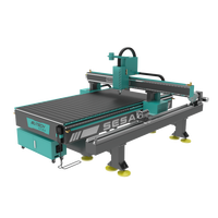 Machine de gravure CNC industrielle série SESAME 1300*2500mm 4 axes avec commande PLC et accessoire rotatif unique pour la sculpture sur bois, marque Utech