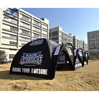 Tente gonflable personnalisée attrayante, chapiteau gonflable de marque, gazebo gonflable publicitaire pour équipes sportives et courses, tente araignée promotionnelle