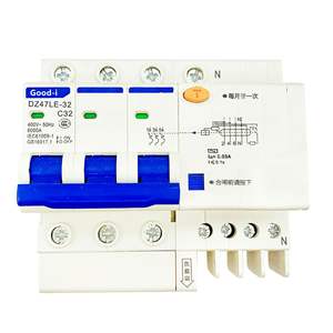 Interruptor Diferencial Miniatura Guyi DZ47LE-63 1P/2P/3P/4P Fabricado por el Grupo Guyi - Product Image 1