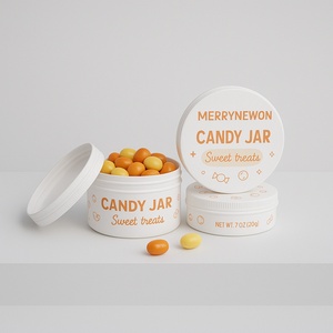 Latas Metálicas Herméticas de Aluminio Premium con Tapa de Rosca y Acabado Mate, Múltiples Opciones de Capacidad para Envasado de Dulces y Alimentos - Product Image 1