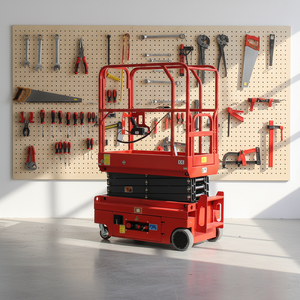 Plataforma Elevadora de Trabajo Aéreo de 4m, Estructura Estable, con Batería de Larga Duración para Trabajo Continuo y Negocios de <span class=keywords><strong>Alquiler</strong></span> - Product Image 5