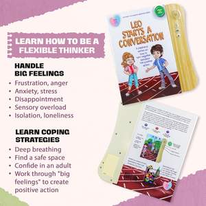 Livres d'apprentissage électroniques interactifs Livre sonore de conversation pour enfants Apprentissage émotionnel Compétences sociales Livres sonores pour enfants - Product Image 3