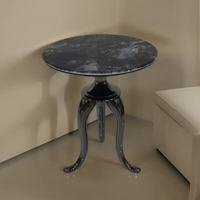 Best-seller Table basse moderne en marbre avec base en métal Mobilier élégant pour restaurants écoles hôtels Europe America's Choice
