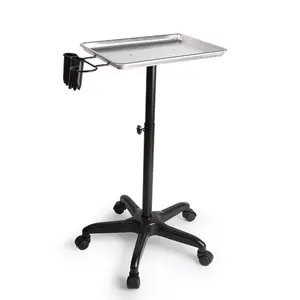 Rolling Aluminium Medische Salon Station Instrument Lade Kapper Winkelwagen Schoonheid Kapsalon Lade Trolley