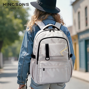 Kingsons Student Backpack 15 Inches Multiple Pockets Everyday Use Unisex - Product Image 2