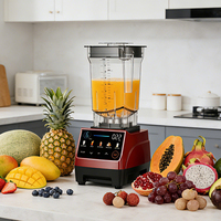 Licuadora RANBEM de 2200W con Motor de Cobre Puro, Velocidad Variable, Comercial y Doméstica, para Triturar Hielo y Preparar Smoothies