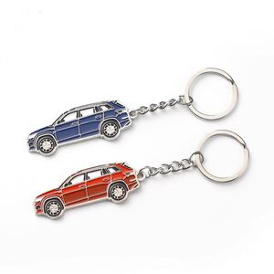 Promotion Manufacturer Custom 2D 3D Cartoon Keyring Hard Enamel Heart Shape Metal Keychain - Product Image 1