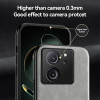 Étui en cuir de luxe pour Xiaomi 13T 13T PRO 13LITE, coque mate, support magnétique pour voiture, protection en silicone, étui de téléphone pour K60 Ultra