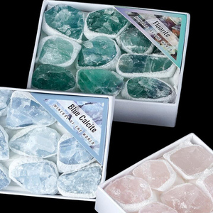 Set di Minerali Naturali Grezzi, Pietre Preziose, Cristalli Autentici, Quarzo Rosa, Ametista, Cluster in Confezione Regalo Aura - Product Image 2