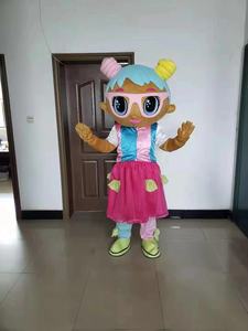Populaire géant <span class=keywords><strong>Lol</strong></span> fille poupée mascotte personnalisé personnage de film dessin animé mascotte Costume pour la fête - Product Image 5