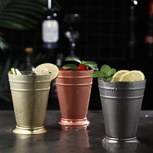 <span class=keywords><strong>Bicchiere</strong></span> Mint Julippe in Acciaio Inox, <span class=keywords><strong>Bicchiere</strong></span> da Cocktail Personalizzato, Speciale <span class=keywords><strong>Bicchiere</strong></span> in Metallo per Vino, Bevande Fredde, <span class=keywords><strong>Caffè</strong></span>, Latte e Tè - Product Image 2