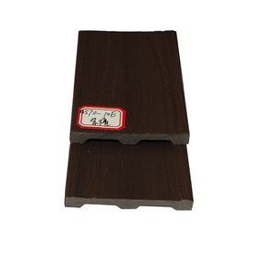 Ensemble de clôture composite Wpc Panneau de clôture de jardin composé Fanels de clôture en bois plastique Wpc modernes pour l'extérieur - Product Image 2