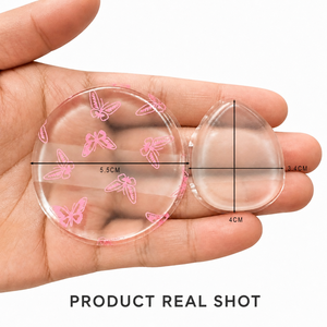 Éponge de maquillage en silicone personnalisée avec logo imprimé, non absorbante, super douce, pour fond de teint, marque privée, respectueuse de la peau - Product Image 3