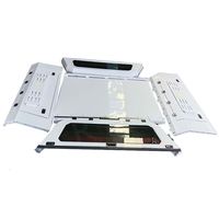Cubierta de Caja de Carga de Aluminio de Alta Calidad con Ventanas de Vidrio Delanteras y Traseras OEM para Camioneta Ford F150