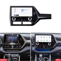 Radio para Auto Android de 13.3 Pulgadas para Toyota Highlander 2021-2023, Reproductor Multimedia de Video DVD, Navegación GPS, Carplay, Estéreo, Bluetooth
