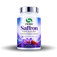 Capsules de Safran Naturel, Formule d'Extrait Herbal pour Nutrition Quotidienne, Fournisseur de Capsules de Safran en Marque Blanche