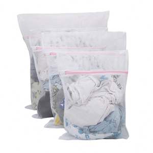 Net Washing <b>Bag</b> Durable Coarse Mesh <b>Laundry</b> <b>Bag</b> with <b>Zip</b> Closure for Clothes - Product Image 4