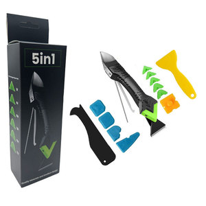 <b>Silicone</b> Caulking Tools 5 in 1 Sealant Finishing Tool Grout Remove Scraper for Bathroom Kitchen Floor Window Sink Joint <b>Seal</b> - Product Image 2
