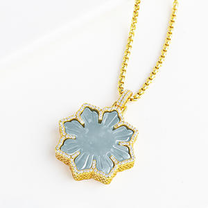 Jadeíta natural filipina sol Jade colgante S925 plata UNISEX diseño Original joyería fina collares D487 - Product Image 3