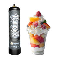Cartouches de crème fouettée professionnelles Rampage 680g – Outil portable pour la préparation de crème fraîche – Cylindre de gaz pour pâtisserie et fêtes