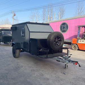 Remolque de Camping Híbrido Moderno de Aluminio de 14 Pies con Piso Blando Plegable Trasero Ligero para Remolcar con SUV en Australia, Ideal para Parejas y Aventuras - Product Image 3