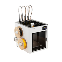 Imprimante 3D Snapmaker U1 à double extrudeur, machine d'impression FDM multicolore de bureau pour la maison, l'éducation et le bricolage