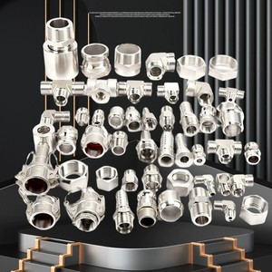 304 Stainless Steel Special-Shaped Tee Fitting <b>Hydraulic</b> Quick Coupling Male Threaded for Carbon Steel Custom <b>Hydraulic</b> <b>Parts</b> - Product Image 1