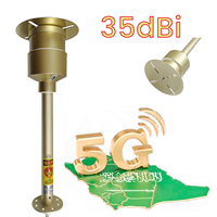Antenne parabolique MIMO longue portée à gain élevé 5G 4G 1700-3800Mhz 2X35dbi