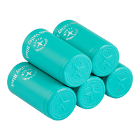 Capsules thermorétractables en PVC noir de qualité alimentaire, antidérapantes, pour bouteilles de vin, capsules pour l'emballage des spiritueux, traitement en usine