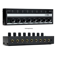 Amplificateur de monitoring pour écouteurs à huit voies HA800, distributeur de signal pour écouteurs, amplificateur de puissance de monitoring un entrée, huit sorties