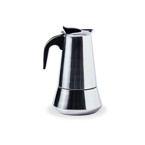 Caffettiera Moka in Acciaio Inox per 6 Tazze, Macchina per Espresso da Fornello - Product Image 1