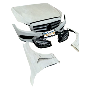 อะไหล่ทนทานสำหรับรถยนต์เมอร์เซเดส-เบนซ์ <span class=keywords><strong>C200</strong></span>, C260, W205, W206 กันชนพร้อมกระจังหน้า, ไฟหน้า LED, หม้อน้ำ, ช่องระบายอากาศ, <span class=keywords><strong>ราคา</strong></span>ถูกทุกชิ้น - Product Image 5