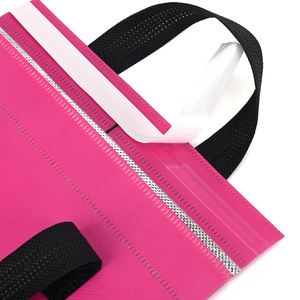 Borsa Termica Riutilizzabile all'Ingrosso con Chiusura Autoadesiva, Borsa Termica Rosa per la Spesa, Borsa Termica Grande Capacità per Alimenti - Product Image 2