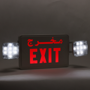 Segnale di Uscita di Emergenza Commerciale a LED Prodotto da FEITUO con Teste LED, Segnale di Sicurezza Antincendio a LED - Product Image 6