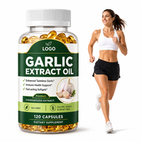 Capsules de gel mou de supplément d'ail naturel en gros, fabricant OEM ODM de suppléments d'ail, approvisionnement en vrac sous marque privée