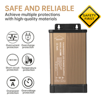 Alimentation Électrique Étanche AC/DC 12V, Driver LED Étanche Multi-protections 60W 100W 150W 200W 300W 400W 500W 600W 700W SMPS