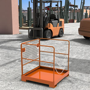 פלטפורמת עבודה מתקפלת ועמידה, אמינה ובטוחה, מתוצרת BTB דגם BTB-WP3737, סל עבודה להרכבה על מלגזה, חדשה, שנת אחריות אחת. - Product Image 2