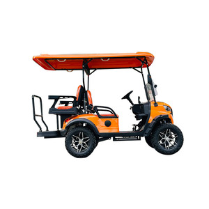 รถเข็นกอล์ฟไฟฟ้า4ที่นั่ง6ที่นั่งรถเข็นท่องเที่ยวแบตเตอรี่ตะกั่วกรดแบบ4ที่นั่งสำหรับจอดรถกอล์ฟสไตล์ล่าสุด - Product Image 4