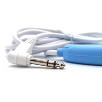 Cable de silicona con botón de llamada para enfermera, Conector de teléfono estéreo, dos botones, 3 metros, nuevo diseño