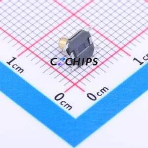 TD-1152SR-4.3H-250 Tactile Switch SMD-4P,5.2x5.2mm Switch Single Pole Single Throw Round Button 2.5N Vertical Mount - Product Image 2